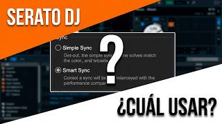 Serato DJ full, sync modes, smart sync, simple sync