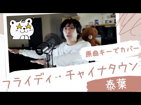 【音楽家カバー】フライディ・チャイナタウン(Fly-Day Chinatown) -泰葉- (covered by 新井健史)/原曲キーを男性が歌う/City Pop