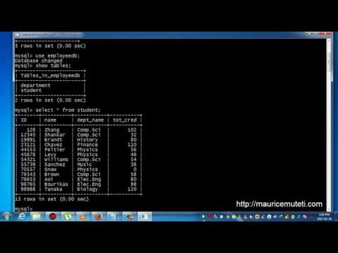 Structured Query Language Tutorial SQL Part 38   UCASE Function Command Prompt   CMD