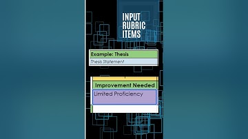 Import Rubrics to Classroom Short