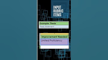 Import Rubrics to Classroom Short