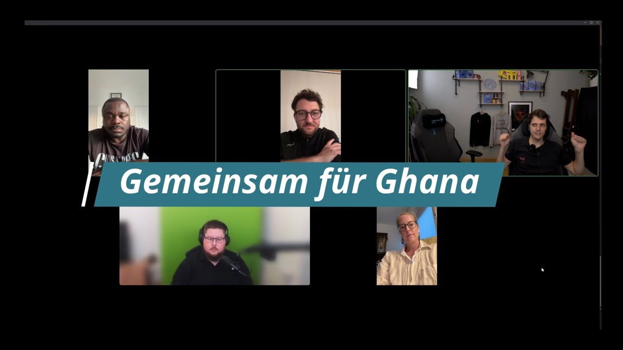 Gemeinsam für Ghana – mit Herz & Leidenschaft (Gerald Asamoah, Jens, Tina, Jarzuul & Jessirocks)