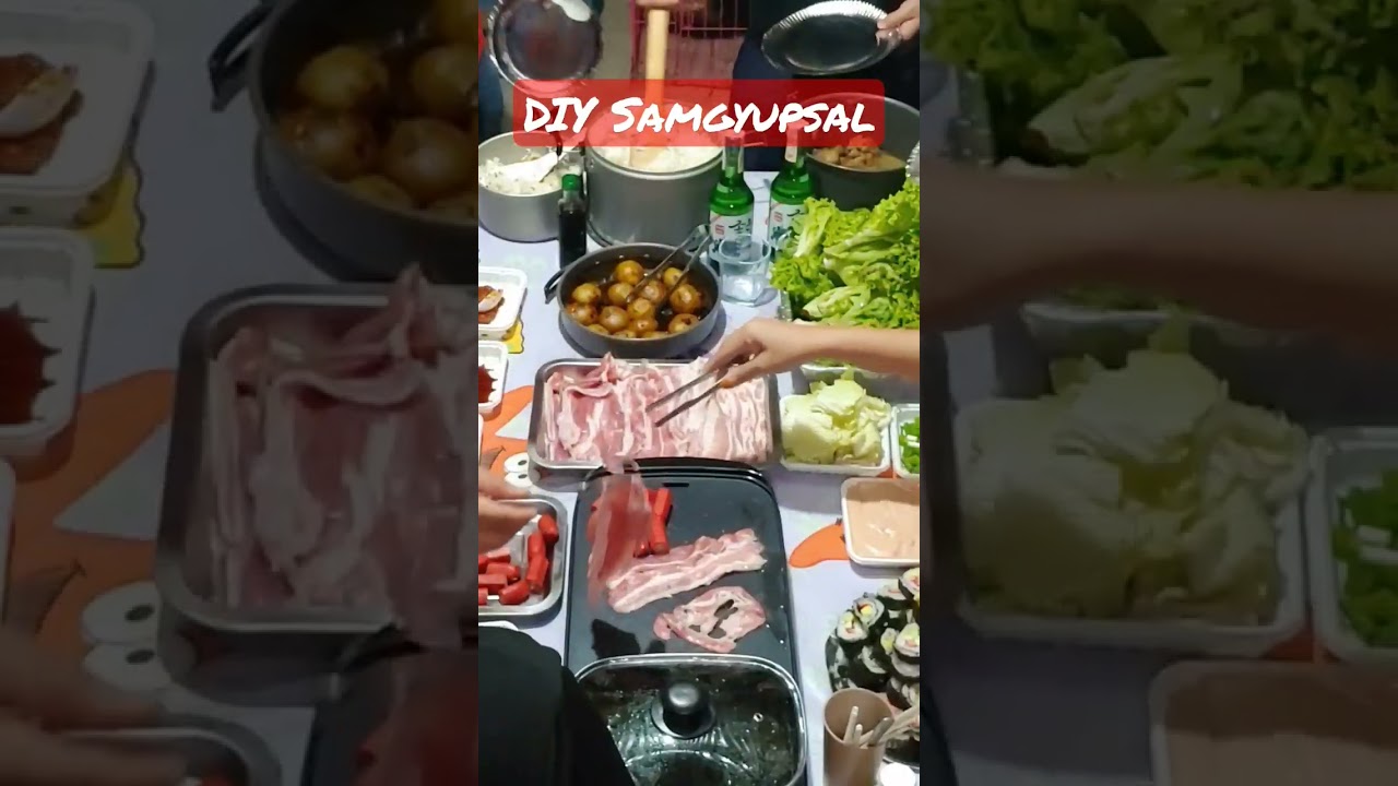 DIY Samgyupsal with friends. Food is the ingredient that binds us together. 