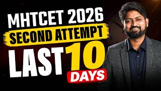 Last 10 For MHTCET 2026 Second Attempt | Ankush Sir | GanitAnk #mhtcet2026