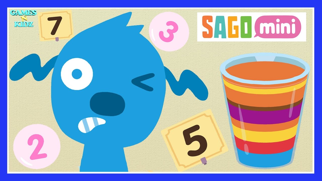 Sago Mini Numbers Fun Baby Mix Colors, Numbers & Sort Shapes - Children's Sago Mini Games ...