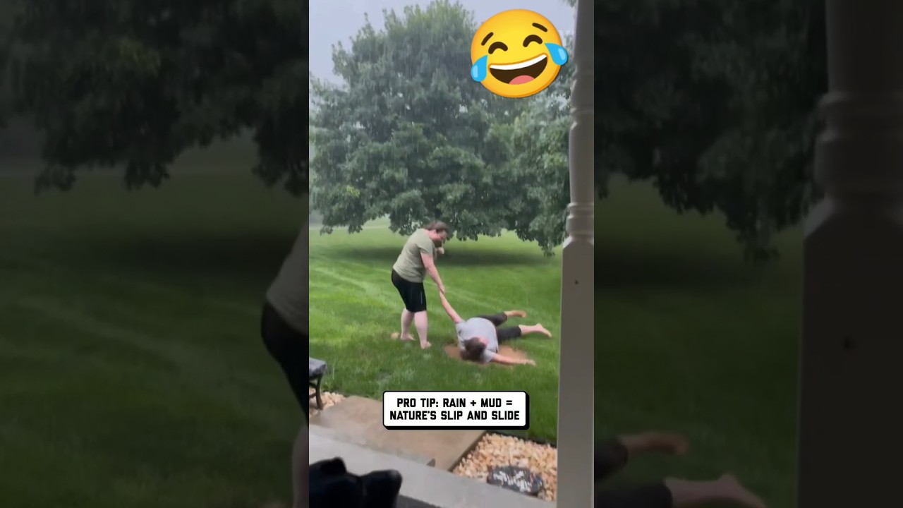 running in the rain may be bad for your coccyx 😅 