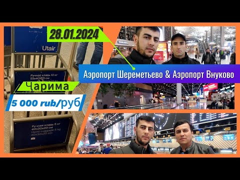 Вазъият дар аэропорт Шереметьево ва Внуково /28.01.2024/ #parvoz_tv / Ҳабибулло Абдураҳмонов