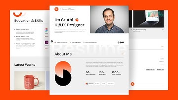 Resume – Tailwind CSS Personal Portfolio Template