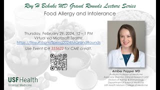 Food Allergy and Intolerance