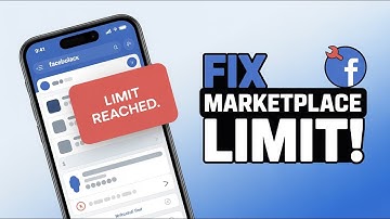 How To Fix Facebook Marketplace Limit Reached (2025) | Step-by-Step Guide