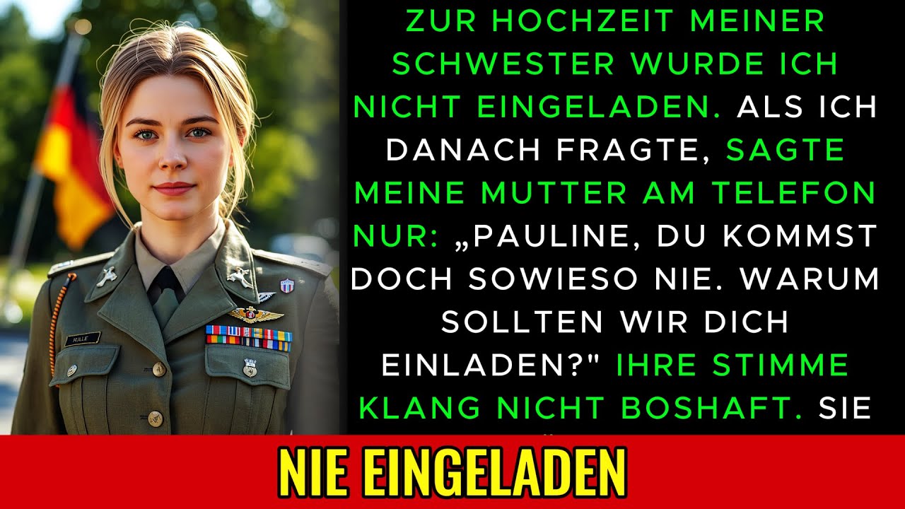 Sie luden mich nie ein – bis ein Oberst im Krankenhaus die Wahrheit erzählte
