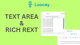 How to Add Text Area and Rich Text Column Types - Loocey