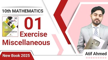 Miscellaneous exercise 1 class 10 maths new book 2025 || miscellaneous ex 1 class 10 || 10th maths