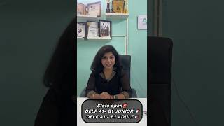 Slots open for DELF A1 -B1 level 📢 #delfjunior #delfa1 #delf #french