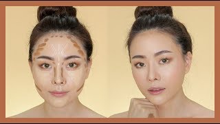 Contour & Highlight หน้าบานหน้ากลมแค่ไหนก็ไม่ต้องไปศัล (no sponsor) | Jane Soraya