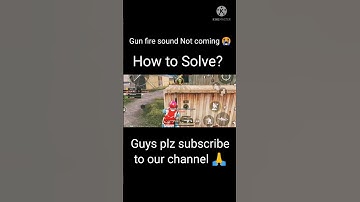 Tdm Gun Sound Glitch in BGMI😭 Big Problem In BGMI 😢 How To Solve? #shorts #subscribe #bgmi