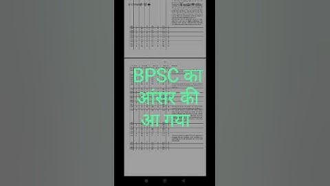 68th BPSC OFFICIAL ANSWER KEY #68thbpsc thbpsc #bpsc #bpscanswerkey #answerkey #bpscexam