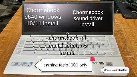 How to install windows on Chromebook 2024 | run windows 10 / 11 install on Chromebook | hp pro c640