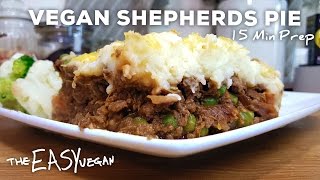 Cheesy Vegan Shepherd's Pie  15 min Prep