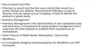Multi Vendor Marketplace Script