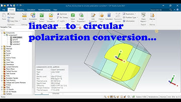 Linear-to-Circular Polarization Converter Based on Anisotropic Meta surface cst studio suite