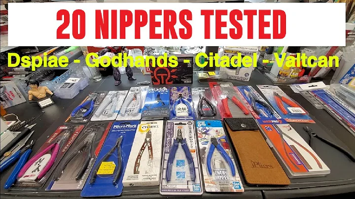 Scale Model Tips - 20 Nippers Tested !! -  Dspiae,...