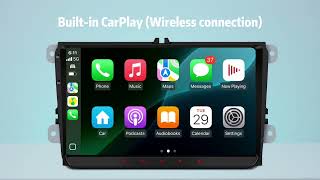 [IDS90MTVL] XTRONS 9' Android Car Stereo for VW, Skoda & Seat | Wireless CarPlay & Android Auto