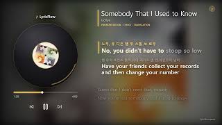 Somebody That I Used to Know (feat. Kimbra) — Gotye