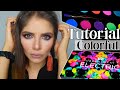 👀 COMO HACER UN MAQUILLAJE COLORIDO🌈 COMO TODA UNA PROFESIONAL!! (paso a paso) )  | BereRo