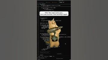 POV: The code works now. Don’t ask me how. I fear touching it again. 🧍‍♂️🔧🐛