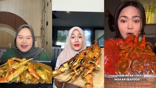 SEAFOOD MUKBANG COMPILATION || JUMBO LOBSTER || CRAB IN PADANG SAUCE, SO DELICIOUS