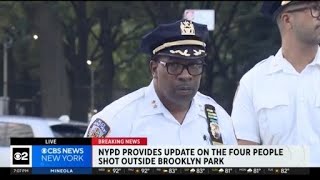 NYPD provides update on 4 people shot outside Brooklyn park