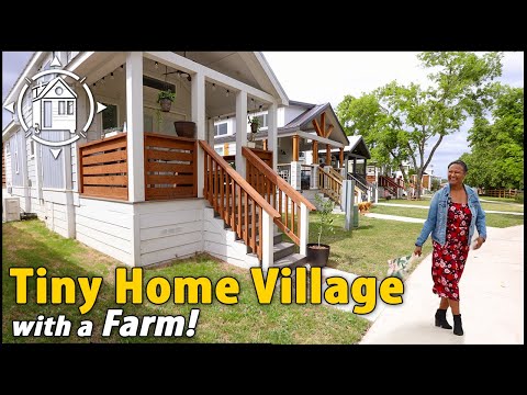 Ultimate Tiny House Village has more amenities than any other?! (Texas)