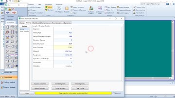Aspen Hysys Pressure Drop on Pipe Segment