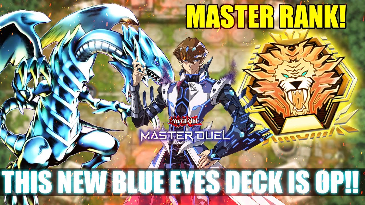 MASTER RANK WITH BLUE-EYES BRANDED DECK!! (Yu-Gi-Oh Master Duel)