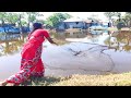 Best catch net fishing  amazing village women fishing  suroma daily fishing