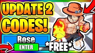 One Piece Rose Codes Roblox January 22