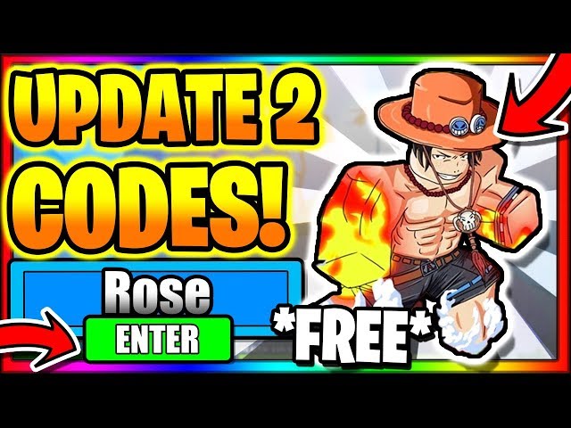 ALL *NEW* SECRET OP WORKING CODES! [Update 2] Roblox One Piece Rose 