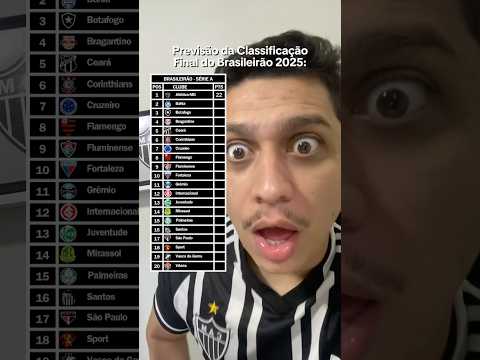 PREVISÃO DO BRASILEIRÃO