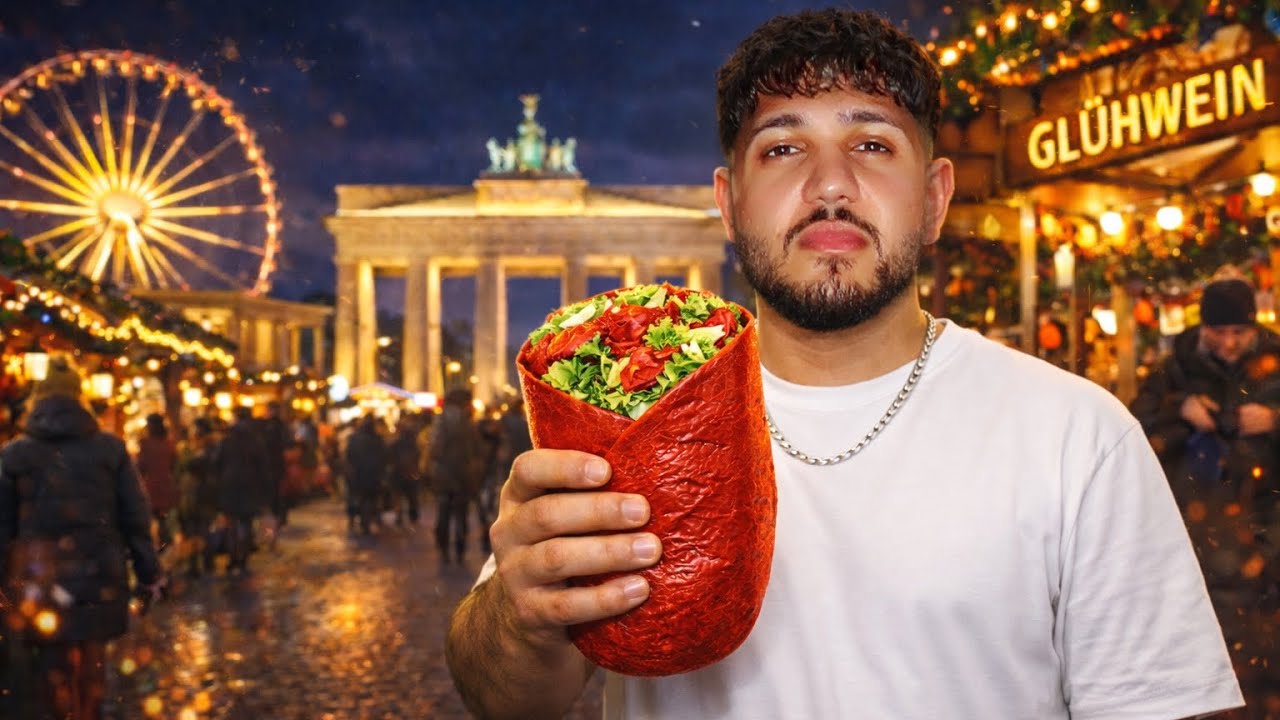 ROTER DÖNER🥙 - Berliner Weihnachtsmarkt im Test! | ALI SKK - YouTube