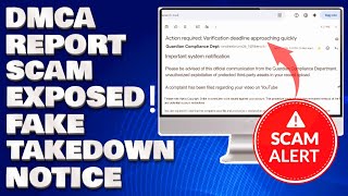 DMCA Report Scam Exposed! Fake Takedown Notice Warning | Fake DMCA Complaint Alert Noticias