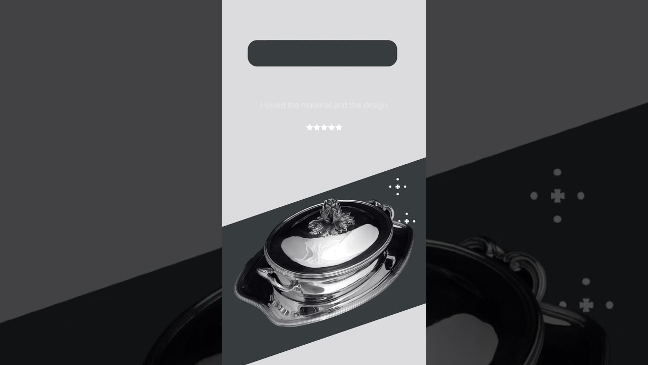 3pc. Louis XVI French 950 Sterling Silver Covered Vegetable Server, Serving Platter !