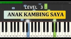 nada piano anak kambing saya - tutorial tingkat 3 - lagu daerah nusantara tradisional - piano cover  - Durasi: 1:37. 