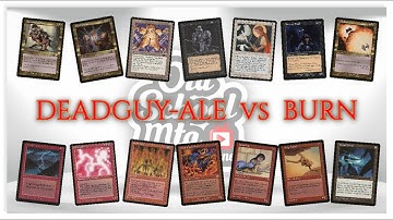 OLD SCHOOL MTG CHANNEL - PREMODERN CLUB - DEADGUY ALE vs BURN