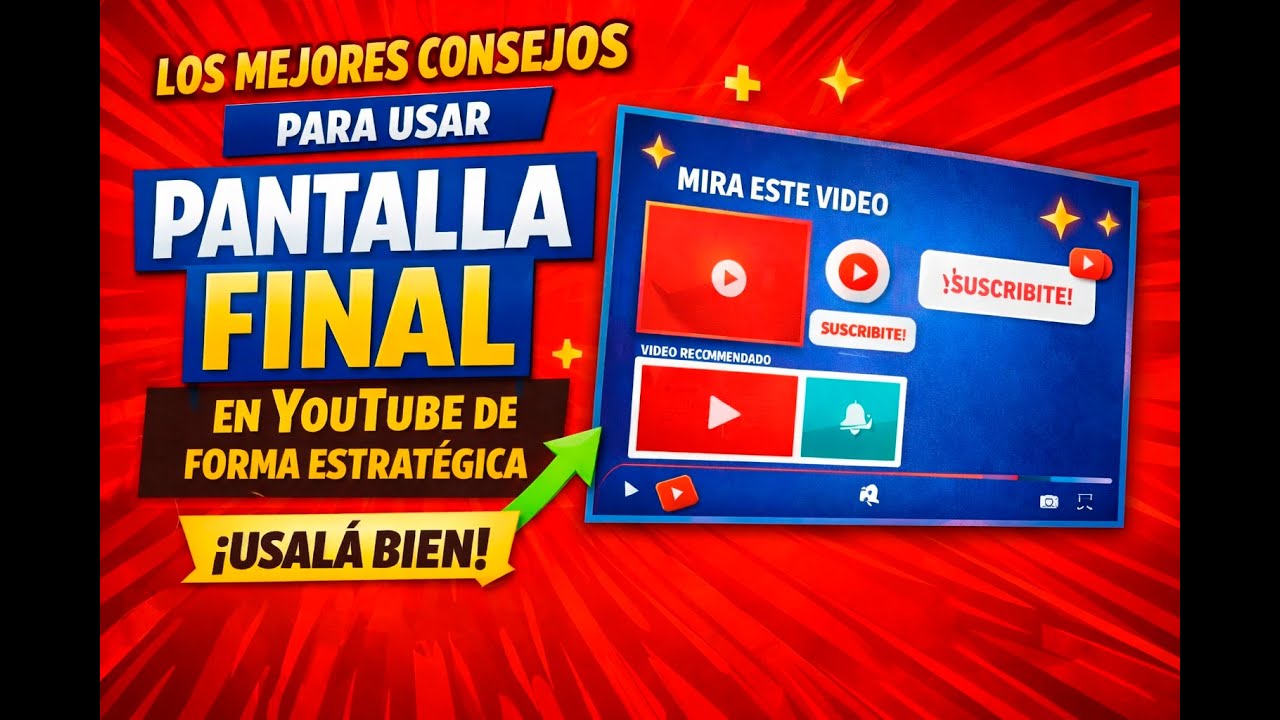 Cómo usar la pantalla final en YouTube 🎯 Guía estratégica y efectiva ...