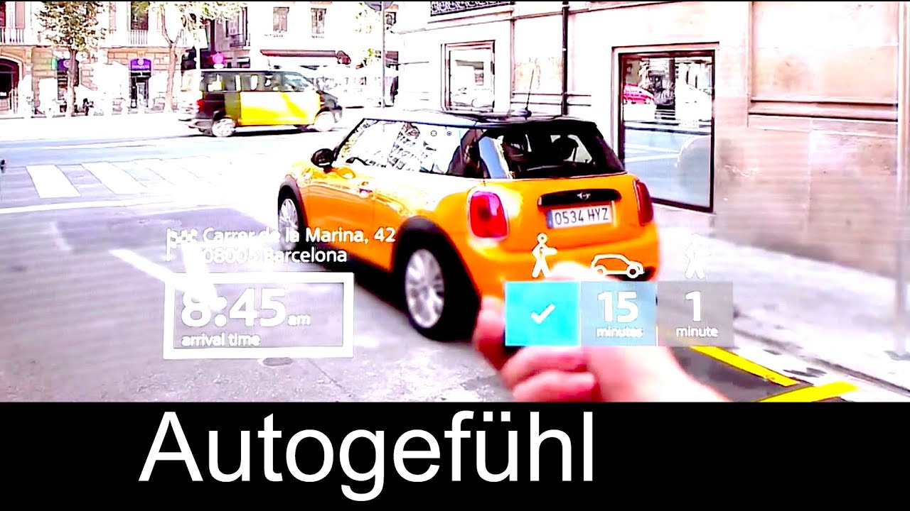 neuero ship unloader Mini Augmented Vision presentation - Google Glass for cars - Autogefühl