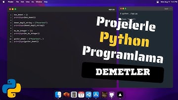 Projelerle Python Programlama | Demetler