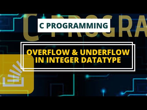 Overflow and Underflow in Integer Data Type | C Programming