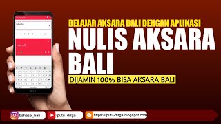 Belajar Aksara Bali lewat Aplikasi Nulis Aksara Bali screenshot 4