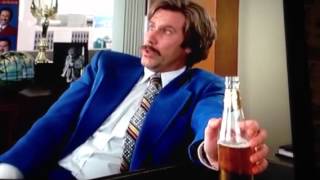 Anchorman 2 clip- brick kills a man
